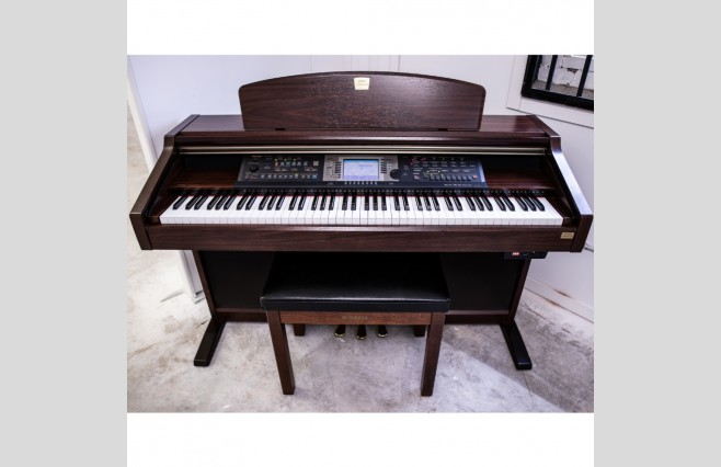 Used Yamaha CVP206 Satin Rosewood Digital Piano Complete Package (SN:601114) - Image 1